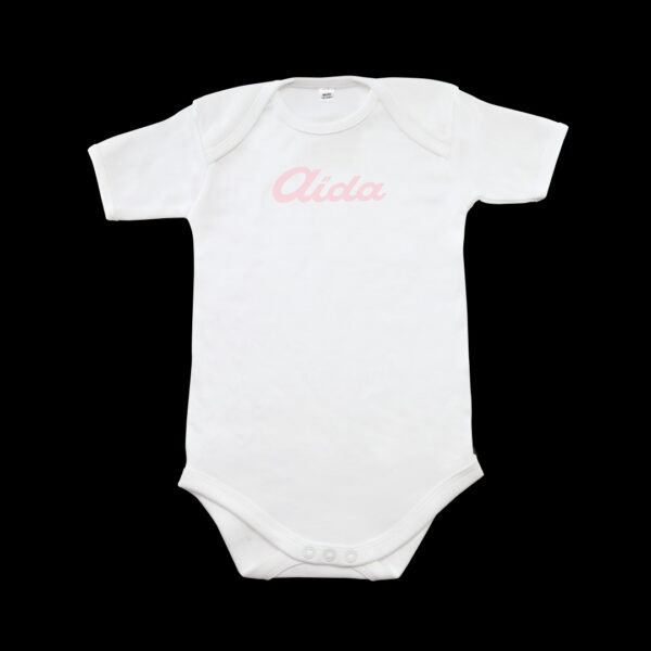 weißer Baby-Body "Aida"